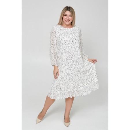 Women's dress, size 60, milk color