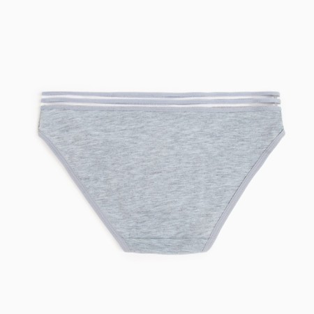 Panties female slips, gray color, rr 44-46-2