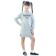 Baby dress, height 98 cm, color gray-melange
