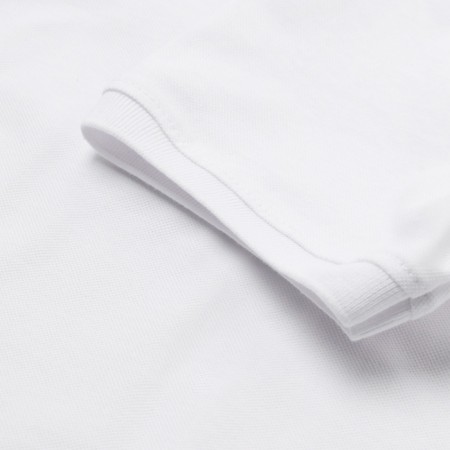 T -shirt male polo, white color, size 48-2