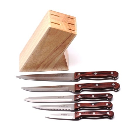 A set of Atlantis "Calipso", brown color, 6 items-1