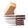 A set of Atlantis "Calipso", brown color, 6 items