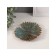 Souvenir Ceramics stand "Sheet half -sun" Green gloss 13x14.5x1.5 cm