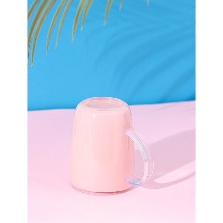 Mug Plastic shade "Tenderness", 350 ml, pink color-2