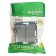 Glossa switch Sche GSL000351, 10 A, 2 keys, hidden, aluminum color