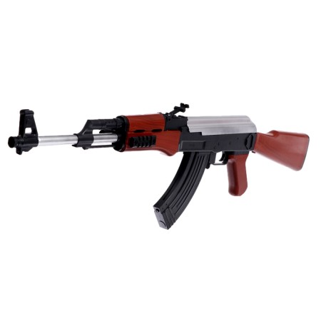 AK-47 automatic, shoots 6 mm bullets.