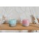 A container for storing and sterilizing children's nipples and dummy, white/pink color