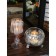 Decorative vase-sub-sink with stroke spraying, 18 × 18 × 15 cm, silver color