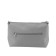 Bag women, genuine leather, gray 25x10x16 cm