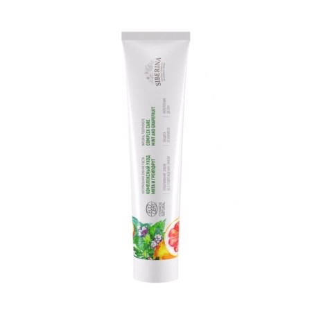 Natural toothpaste "Complex care. Mint and grapefruit ", 75 ml