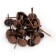 Tundra nails, decorative, 10x18.5 mm, copper, 100 pcs