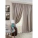 Set of curtains on braid Morze, size 400x270 cm, tulle - 450x270 cm