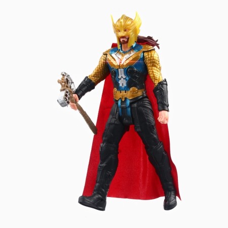 Figure Marvel "Avengers. Thor in the helmet ", collectible, with weapons, light effects