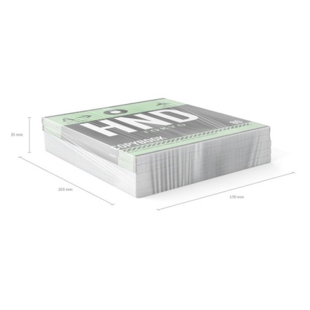 Notebook of 80 sheets in the Erichkrause Cage "Luggage Birks", cover Cross Cardboard, Offset Block, Mix-8