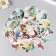 Stickers for creativity "Nature" embossing gold set 48 pcs 9x7x0.8 cm