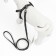 Sports set a reflective, leash 120 x 1 cm, fire 23-35 cm, black