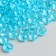 Beads for creativity Plastic "Crystal with Blue faces" set of 20 grams 0.4x0.6x0.6 cm
