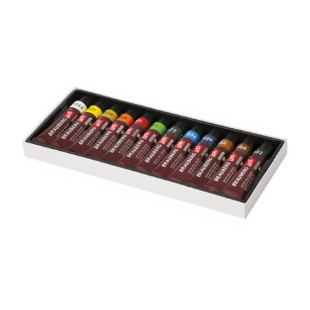 Oil art, set of 12 colors x 12 ml, Brauberg Art Premiere-2
