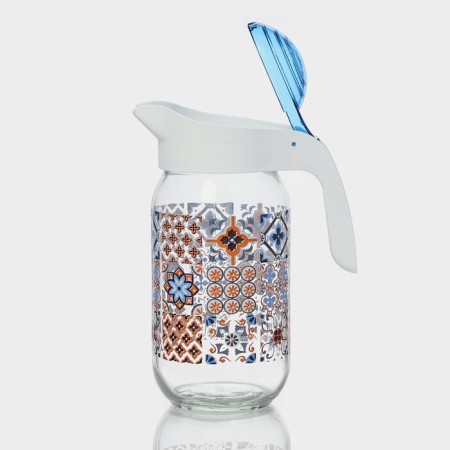 Glass jug "mosaika", 1 liter-2