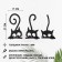 Nast -wall decor, a panel for an interior made of wood "cats", 3 pcs 17 x 27 cm