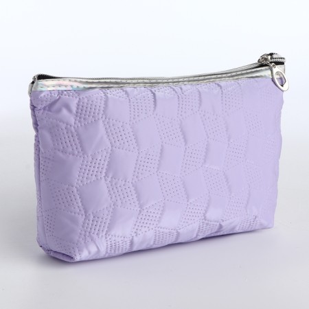 Lightning cosmetic bag, lilac color