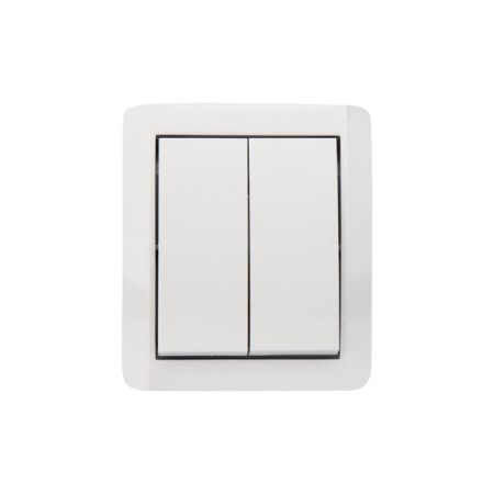 Two -clavy industrial IP54, o/y, white Kranz switch-1