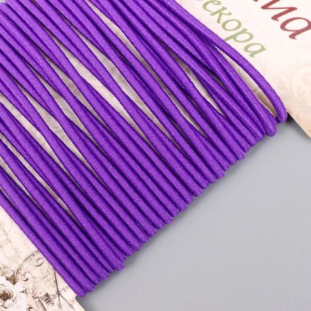 Braid decorative gum "purple round" winding 4 m width 0.2 cm-1