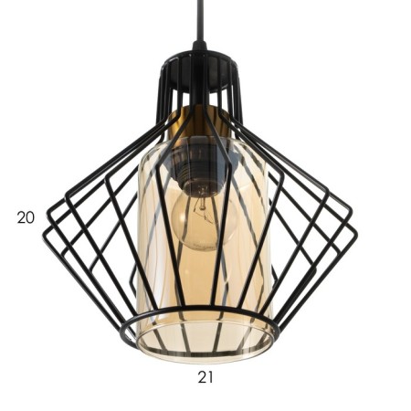 Lamp Bayerlux 2107/1bk E27 40W Black 21x20x22-100 cm-5