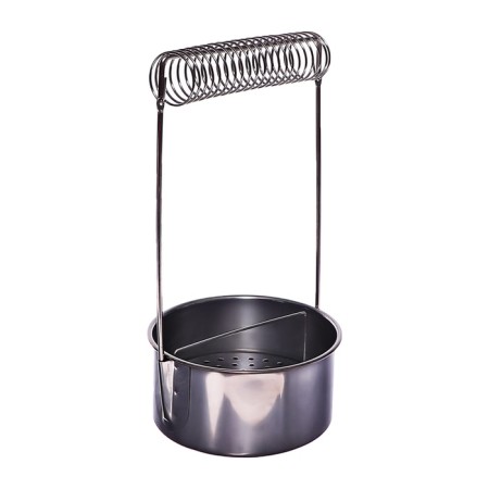 Busmail for art brushes, metal, with a holder, height 4.9 cm-1