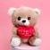Soft toy "I am always not enough for me", Bear, Mix color