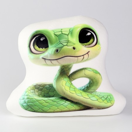 New Year. Antistress toy "Snake" Green-2