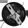 Adele chandelier 2x40W E27 Black 48x46x17 cm