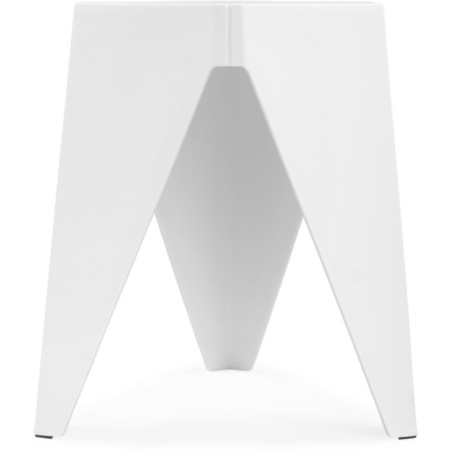 Stool Korner plastic, white 36x42x46 cm-2