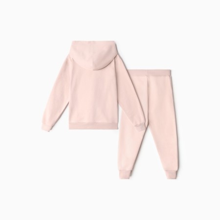 A set for a girl (sweatshirt, trousers) comb, beige color, height 98 cm-6