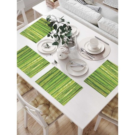 A set of napkins for setting the Bamboo Secret table, rectangular, size 32x46 cm, 4 pcs