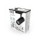 Lamp track Gauss cylinder, 1x32W Led, 4000k, 2940lm, white color