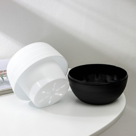 Pot "duet", 500 ml, black and white color-3
