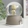 Souvenir Polystone Water Ball Light "Bear with a scarf on the neck" mix d = 6.5 cm 9x7x7 cm