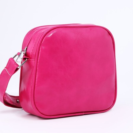 Bag Cross-Bodi with a zipper, pink color-4