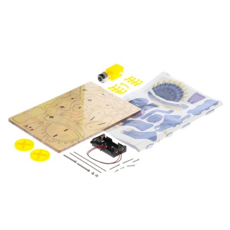 Electronic designer "Mechanical Tecratops", 90 elements, stickers-1
