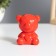 Night -night "Bear with heart" 2W Led LR44 red 4x5x7cm
