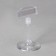 Caucasus holder on a round stand, plastic, leg 5 cm, h = 9 cm, color transparent color