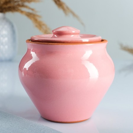 Set "Vyatka Ceramics Trio" 0.5lx3pcs + grasp, pink-1