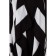Cardigan female, size 44, black color, white