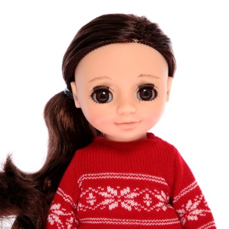Doll "Asya. Winter fairy tale "-1