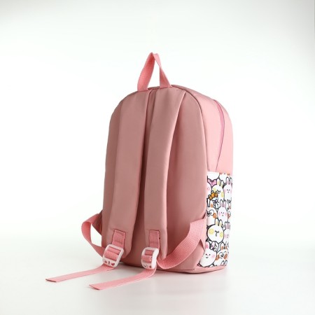 Baby backpack 23*11*32, lightning department, 3 n/k, hare, pink-3