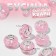 Busina "Sugar quartz", pink color in silver