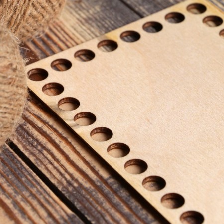 Harvesting "rectangle", bottom plywood 3 mm, 19.5 × 10 cm, d = 9mm-1