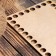 Harvesting "rectangle", bottom plywood 3 mm, 19.5 × 10 cm, d = 9mm
