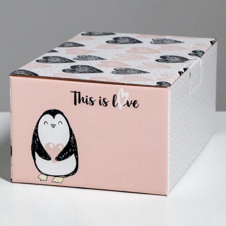 Box - Penal, Gift packaging, “this is love”, 22 x 15 x 10 cm-2